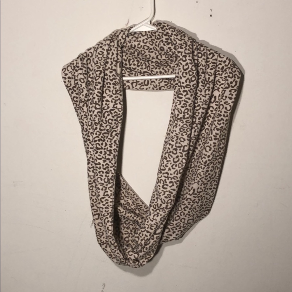 leopard print INFINITY SCARF